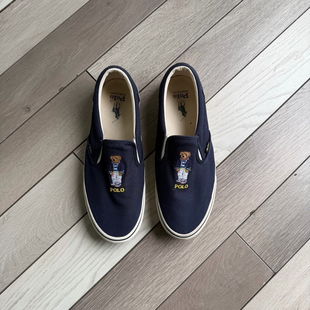 Polo Ralph Lauren Keaton Polo Bear Slip-On Sneakers | Size: 11